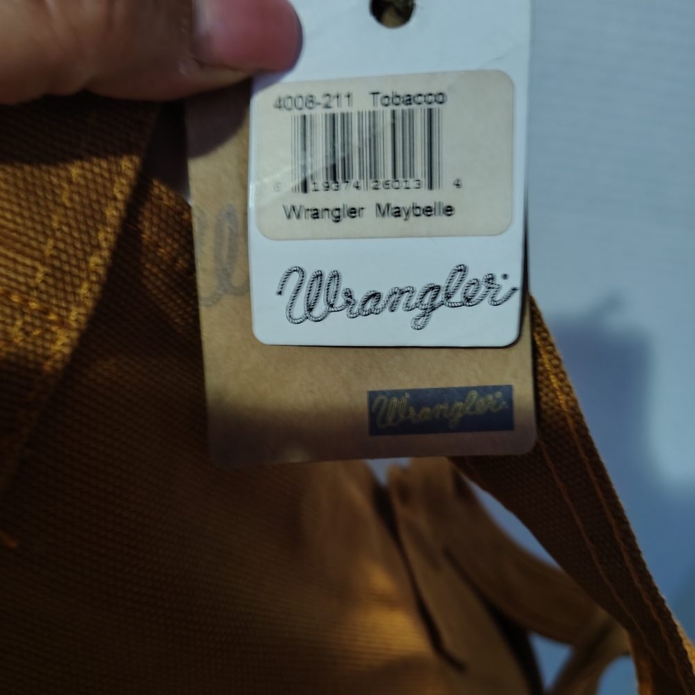 Stylish Wrangler Tan Canvas Tote Bag - Picture 6 of 9